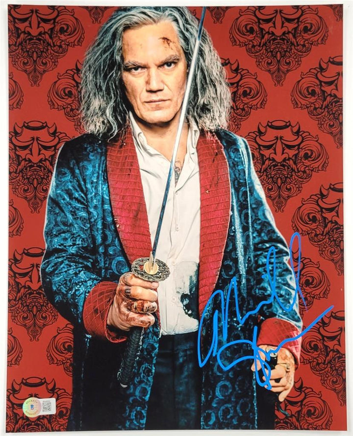 Michael Shannon signed Bullet Train 11x14 photo autograph (B) ~ Beckett BAS