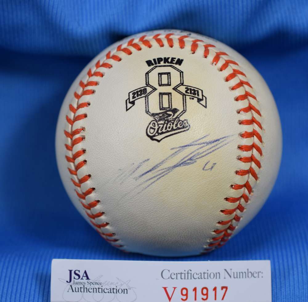 Miguel Tejada Jsa Coa Signed American League Oal Baseball Autograph Authentic