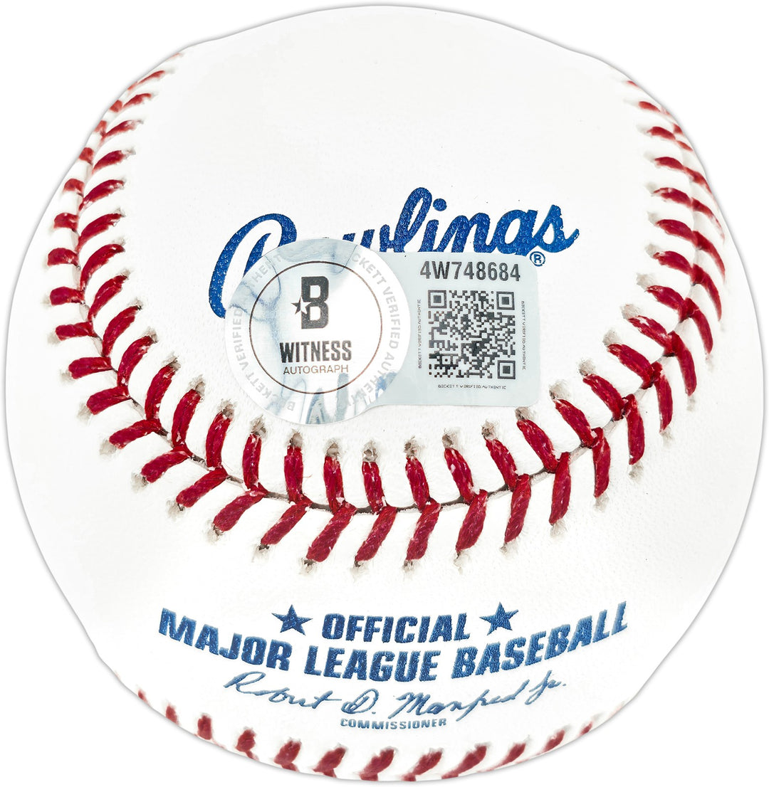 Ken Griffey Jr. Signed Official MLB Baseball Mariners "HR 630" Beckett Witness