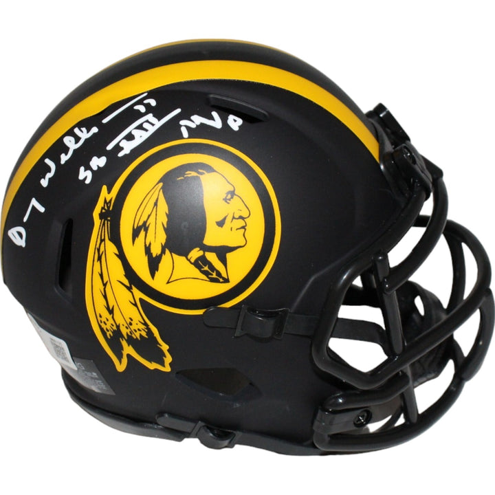 Doug Williams Signed Washington Redskins Eclipse Mini Helmet Beckett 43041
