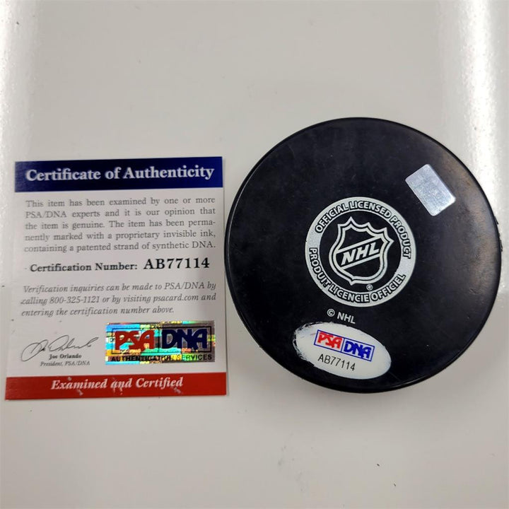 Ryan Getzlaf autograph signed Anaheim Ducks Puck ~ PSA/DNA COA