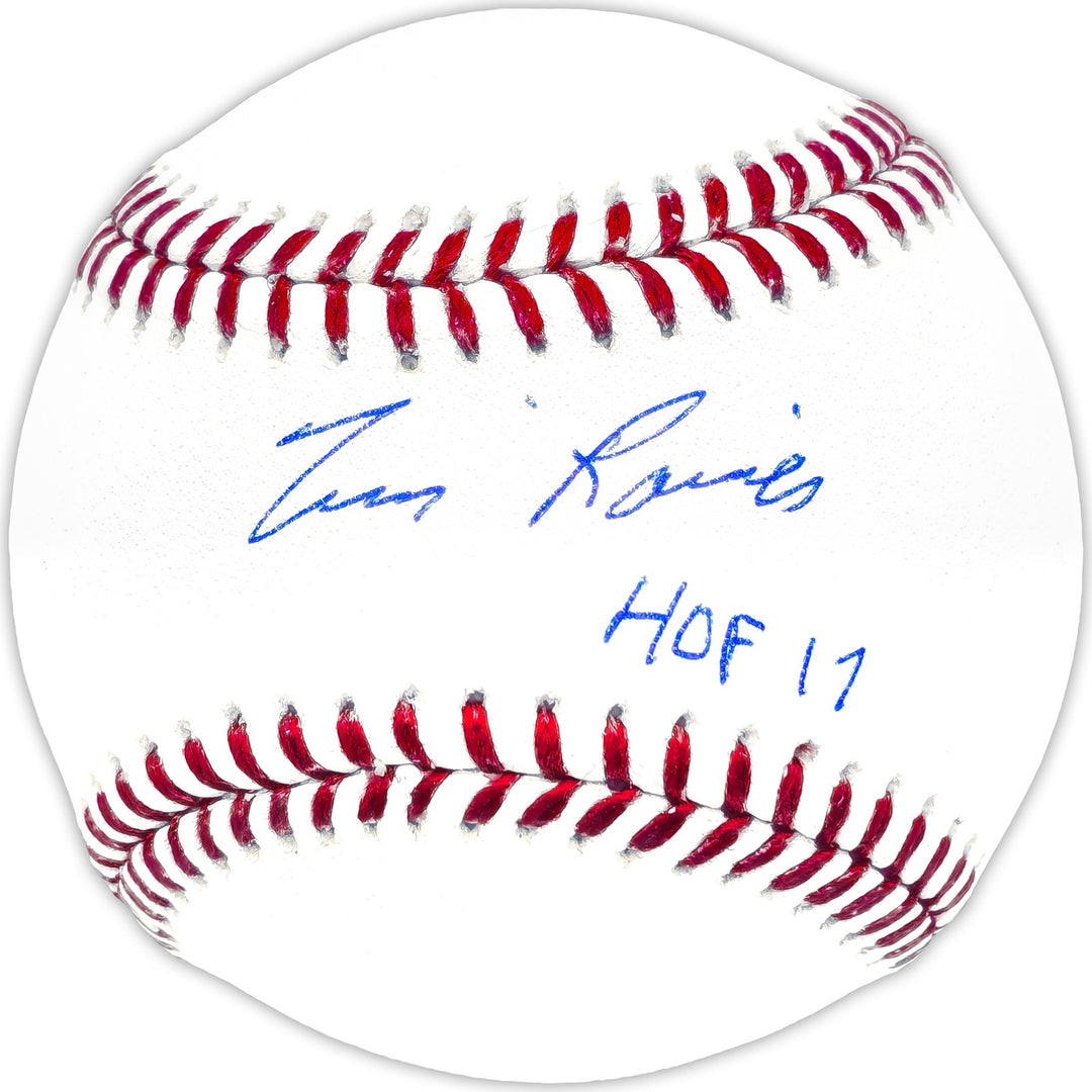 Tim Raines Signed Official MLB Baseball Montreal Expos "HOF 17" Beckett Witness
