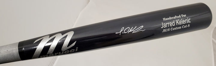 Jarred Kelenic Signed Black Marucci Game Model Bat Atlanta Braves Beckett BAS