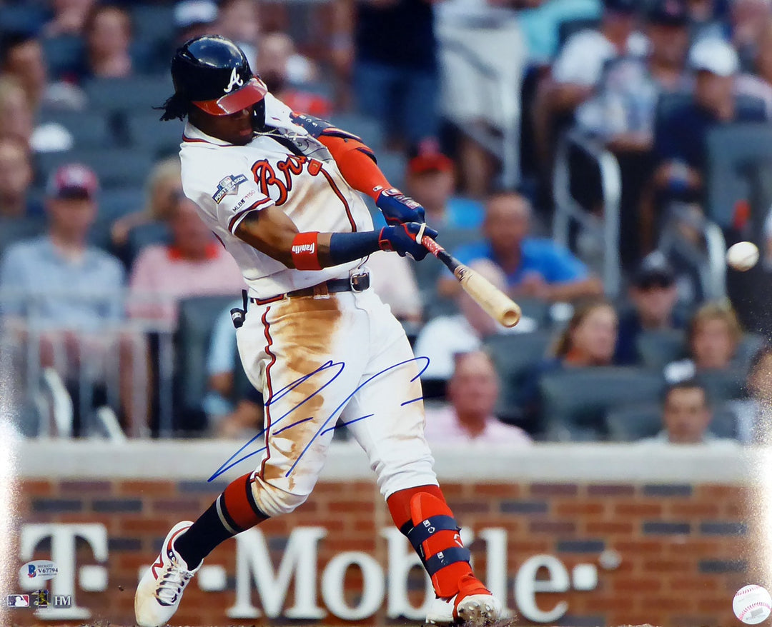 Ronald Acuna Jr. Signed 16x20 Photo Atlanta Braves Beckett BAS