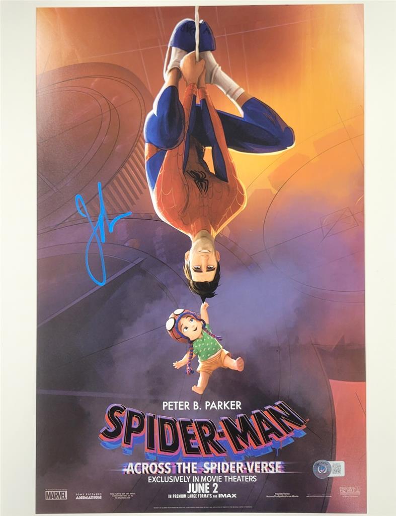 Jake Johnson signed Spider-Man 11x17 photo Peter B. Parker autograph (B) ~ BAS
