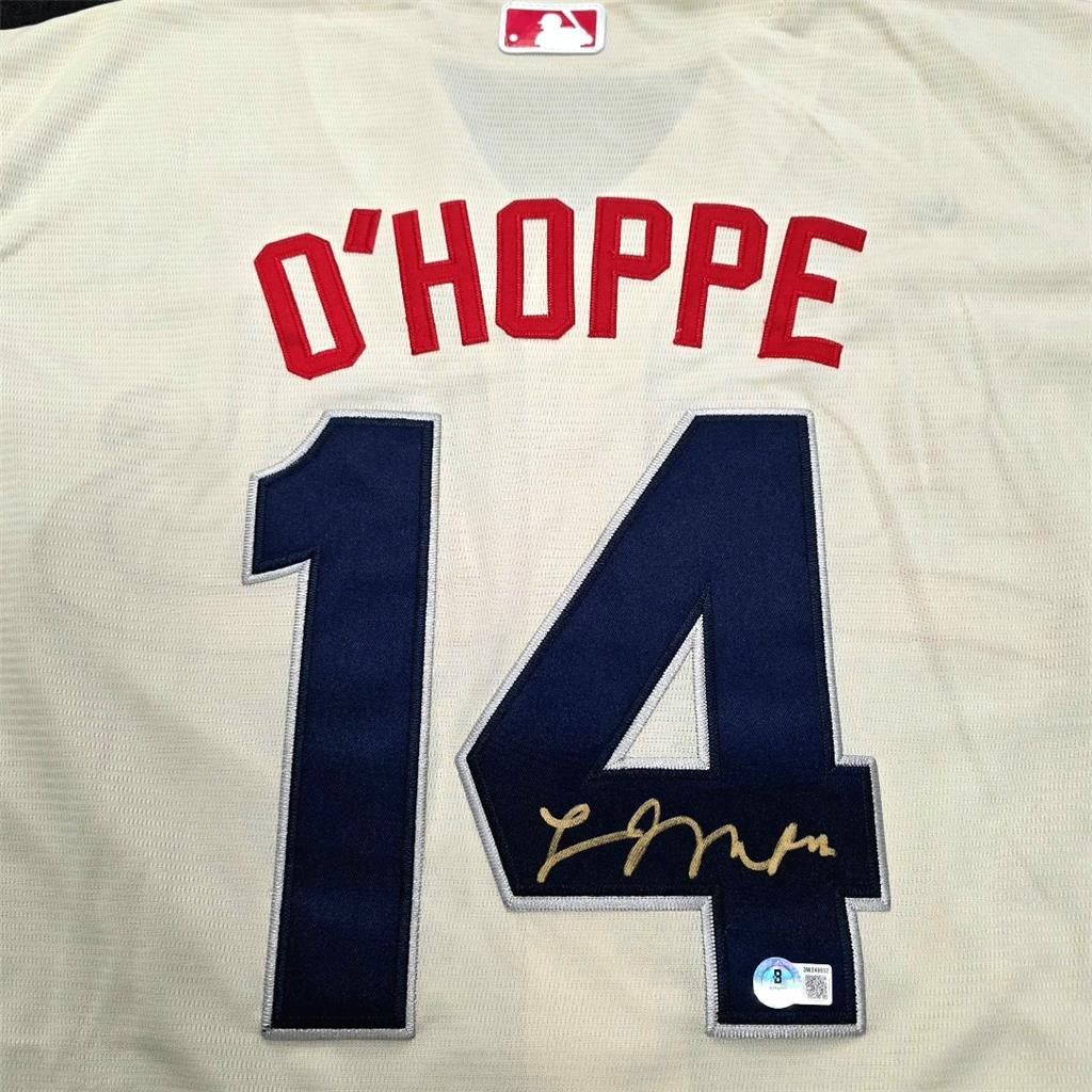 Logan O'Hoppe signed Angels City Connect Jersey autograph ~ Beckett BAS