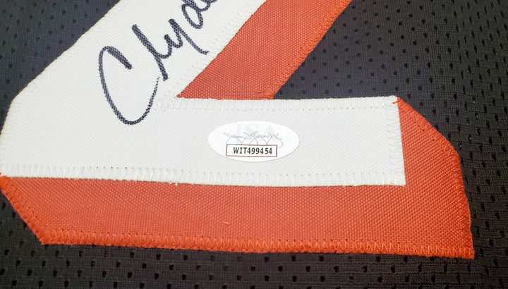 Portland Trail Blazers Clyde Drexler Autographed Signed Black Jersey JSA