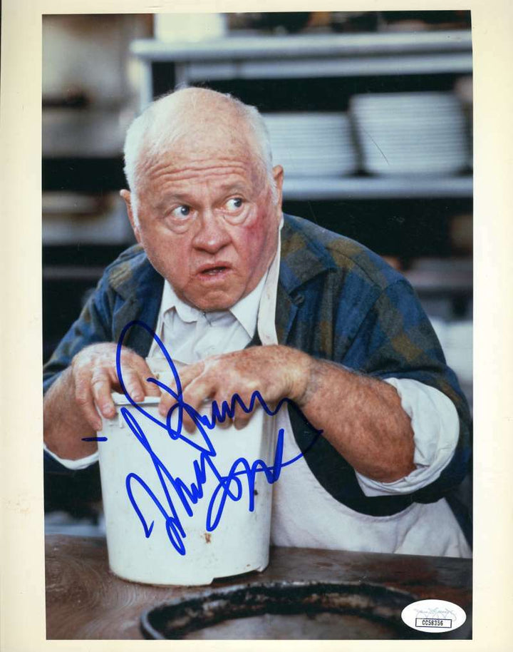 Mickey Rooney Jsa Coa Hand Signed 8x10 Photo Autograph