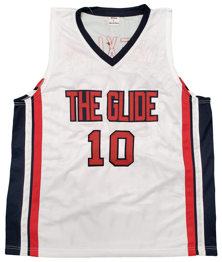 Team USA Clyde Drexler Autographed Signed White Jersey JSA