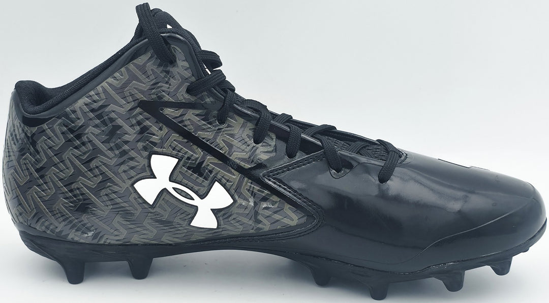 Ernest Jones IV Auto Pair of Black Under Armour Cleats Seahawks Size 10 MCS Holo