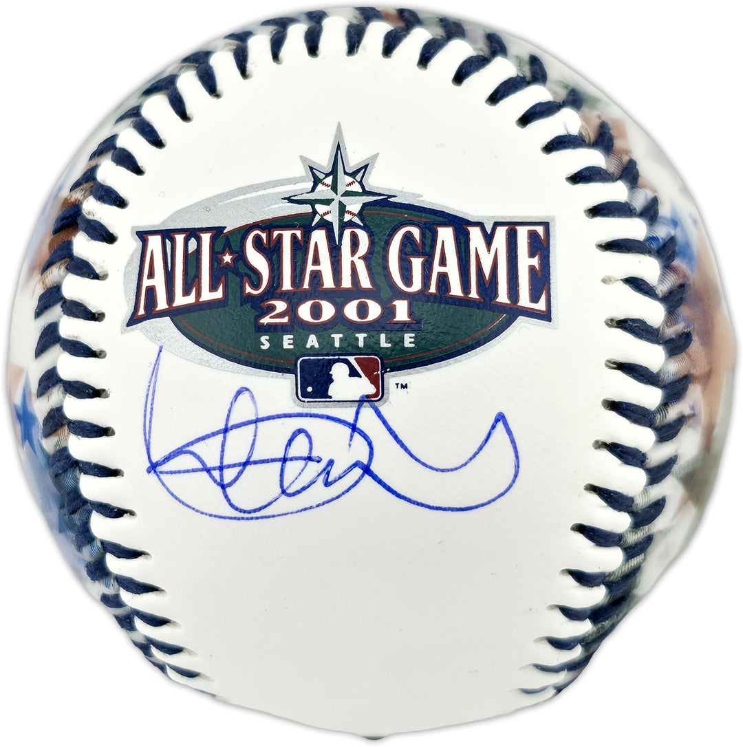 Ichiro Suzuki Signed Official 2001 All Star Game Logo Fotoball Beckett Witness