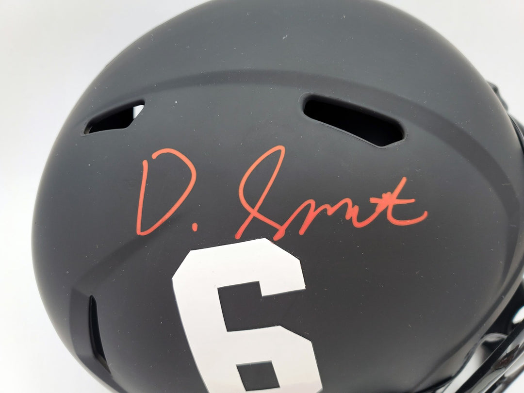 Devonta Smith Signed Alabama Crimson Tide Eclipse Black Full Size Replica Speed