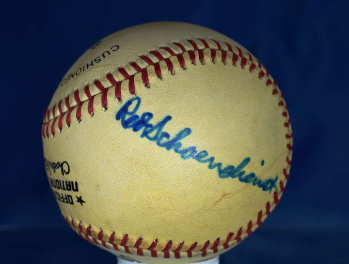 Red Schoendienst Psa/dna Autograph Feeney National League Baseball Signed