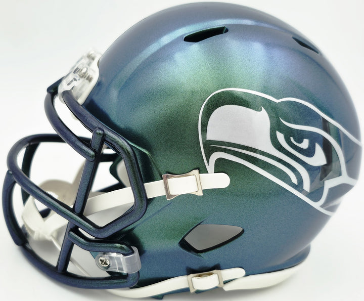 Rashid Shaheed Signed Seattle Seahawks Rivalries Speed Mini Helmet MCS Holo