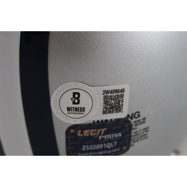 Tony Dorsett Autographed Dallas Cowboys VSR4 Mini Helmet Beckett Witness 49227