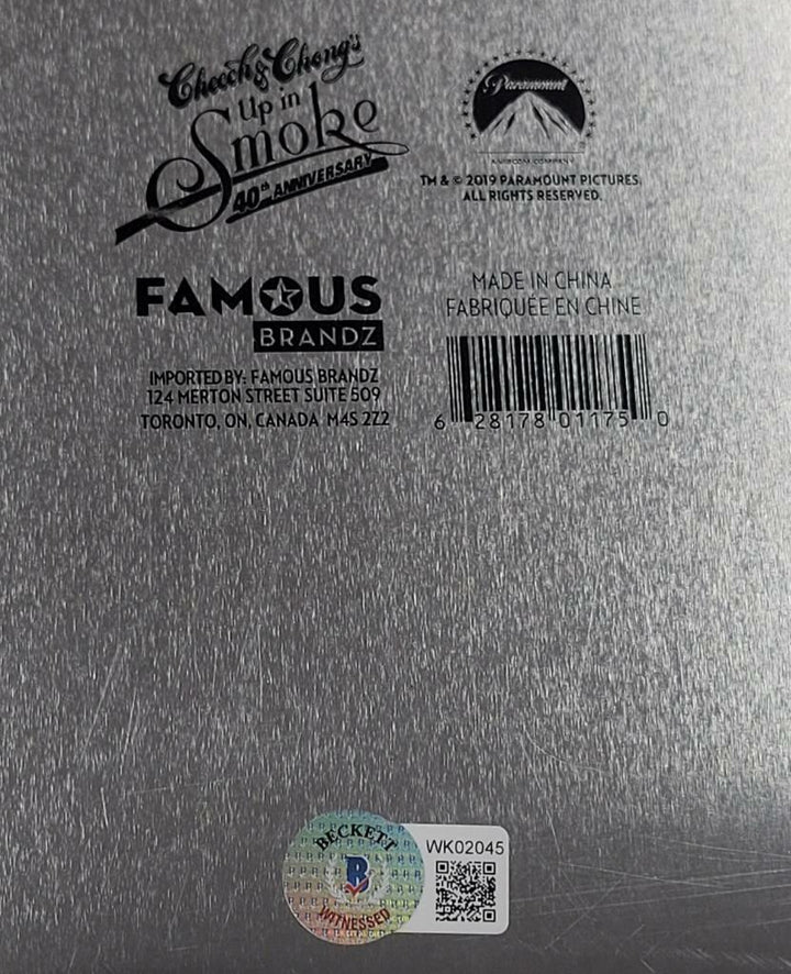 Cheech Marin and Tommy Chong signed 11x13 Rolling Tray autograph A ~ BAS Witness