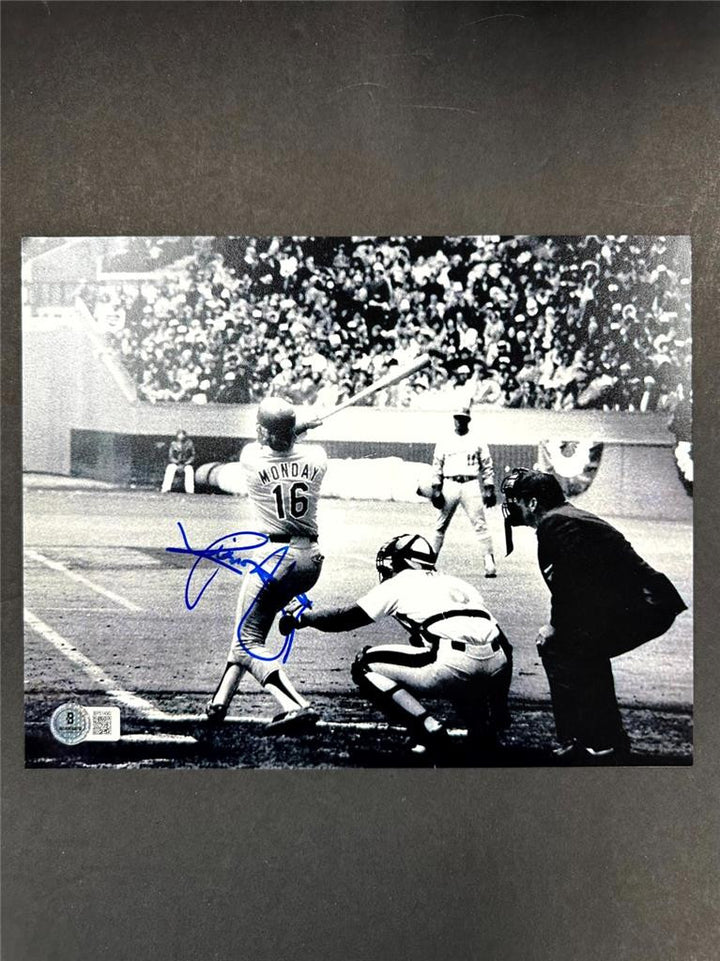 Rick Monday signed Dodgers Blue Monday 8x10 Photo autograph ~ Beckett BAS