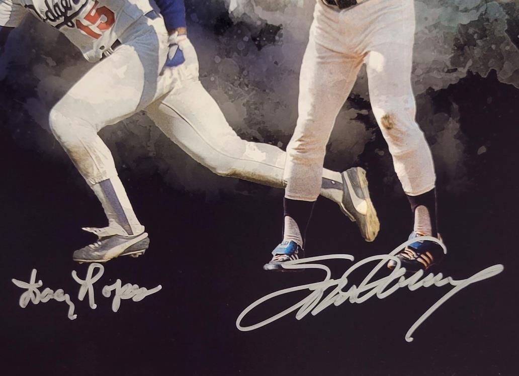 Dodgers Infield signed 16x20 Photo #3 Russell Garvey Cey Lopes autograph JSA
