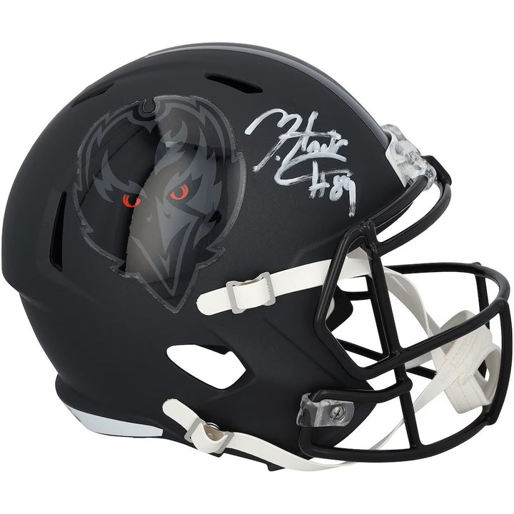 Mark Andrews Signed Ravens FS Black Alternate Replica Speed Helmet Fanatics