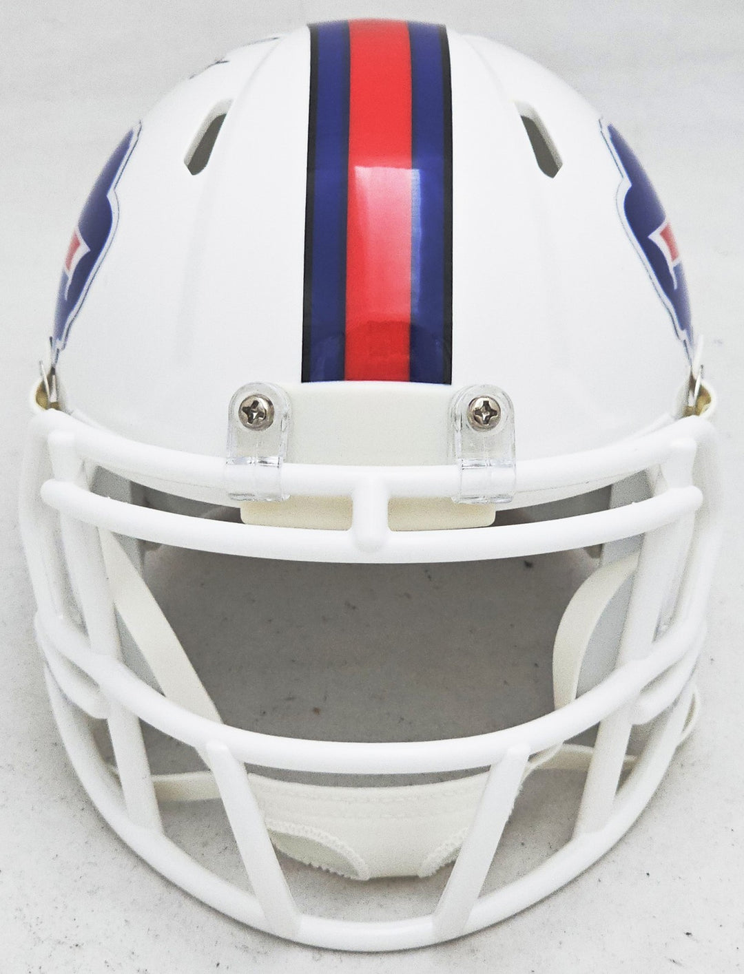 Thurman Thomas Signed Buffalo Bills White Speed Mini Helmet Beckett Wit