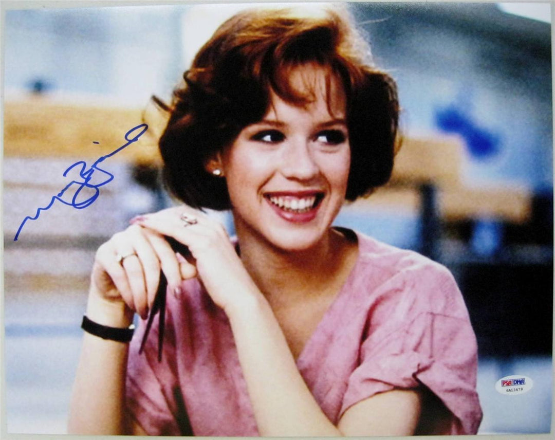 MOLLY RINGWALD Signed 11x14 The Breakfast Club Photo PSA ITP COA Auto Autograph