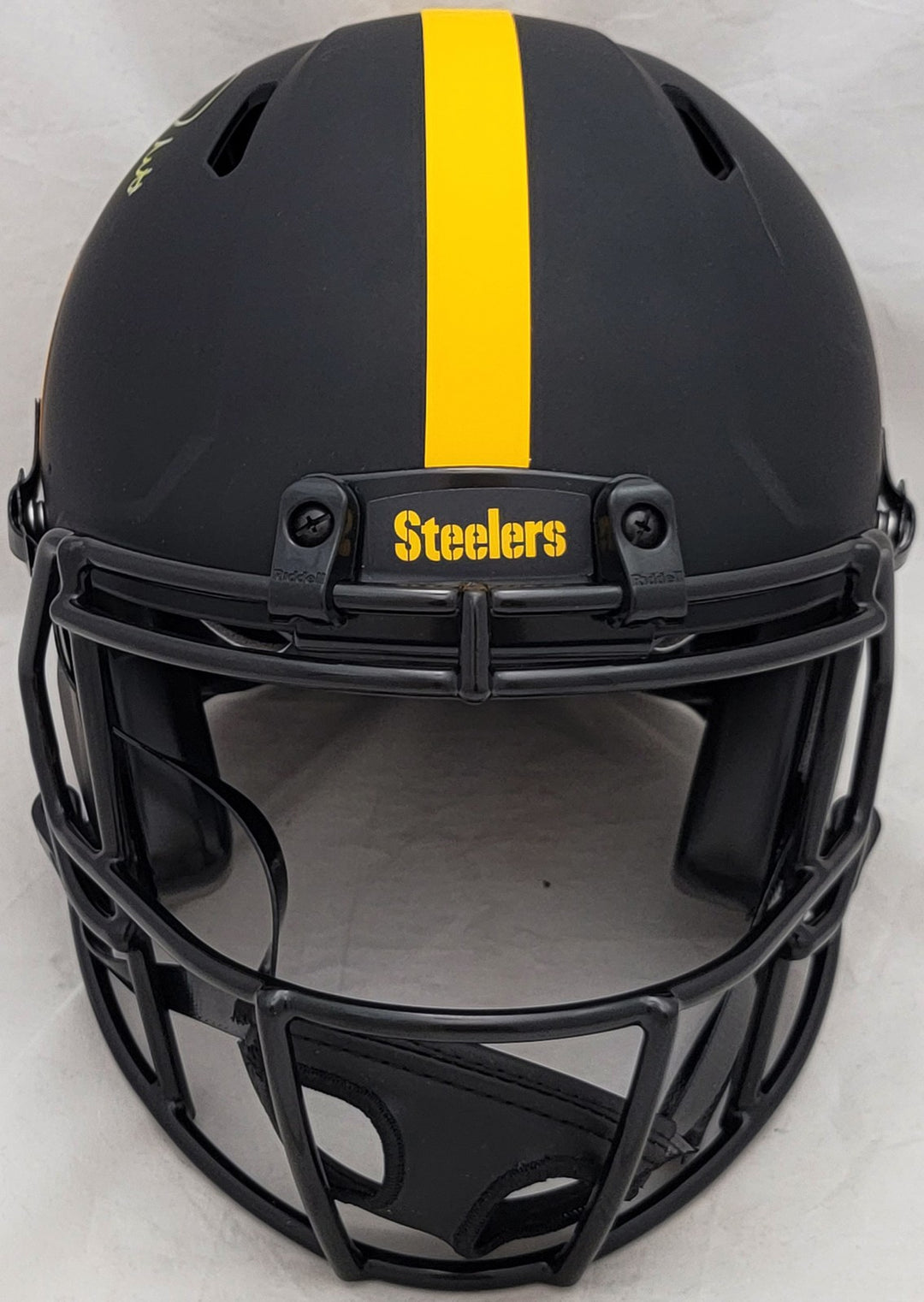 Kenny Pickett Auto Steelers Eclipse Black Full Size Authentic Speed Helmet BAS