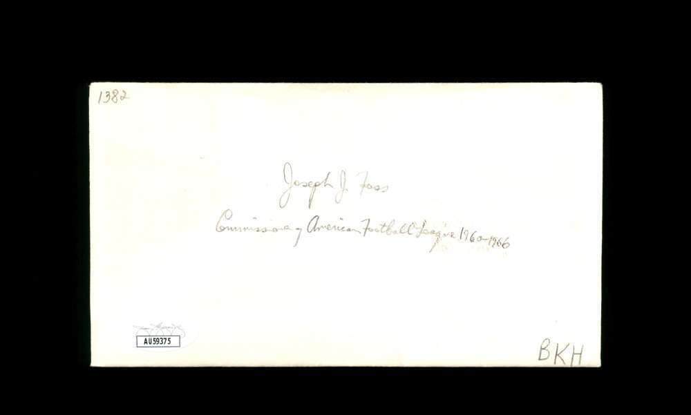 Joe Foss JSA Signed 1969 First Day Cover Cache FDC Medal Of Honor Winner Auto