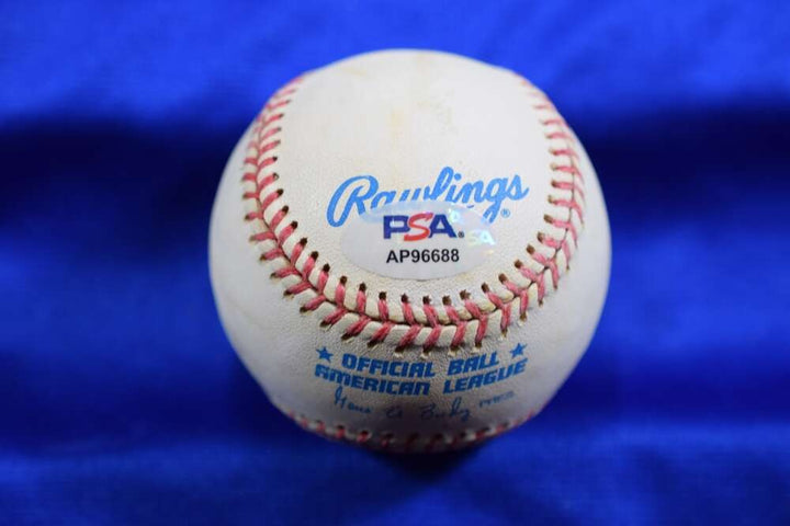Kirby Puckett PSA DNA Coa Autographed American League OAL Signed Baseball Twins