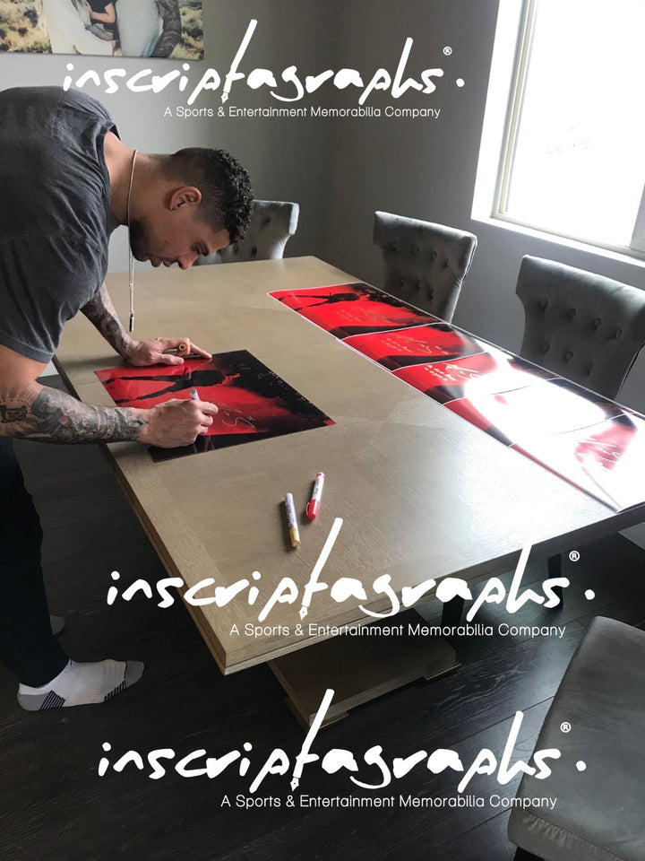 Ryan Reaves Signed 16x20 Photo Framed Inscribed #D/75 COA Vegas Golden Knights