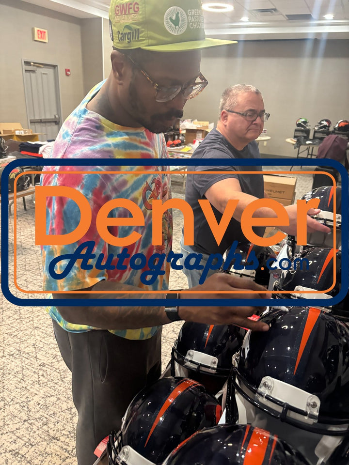 Von Miller Autographed Denver Broncos Authentic TB Helmet SB MVP Beckett W 54731