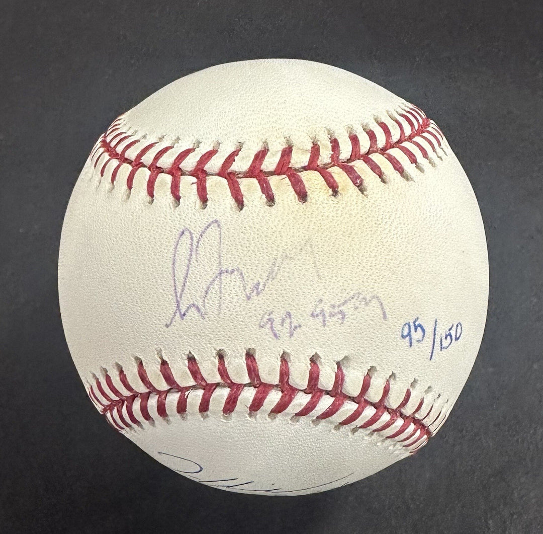 Greg Maddux Tom Glavine Signed MLB Baseball Braves LE Cy Young Auto Steiner MLB