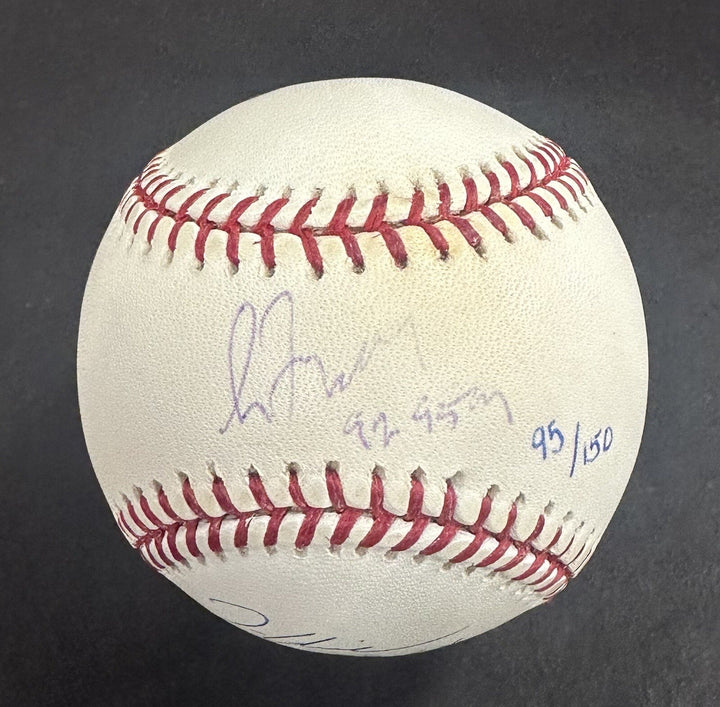 Greg Maddux Tom Glavine Signed MLB Baseball Braves LE Cy Young Auto Steiner MLB