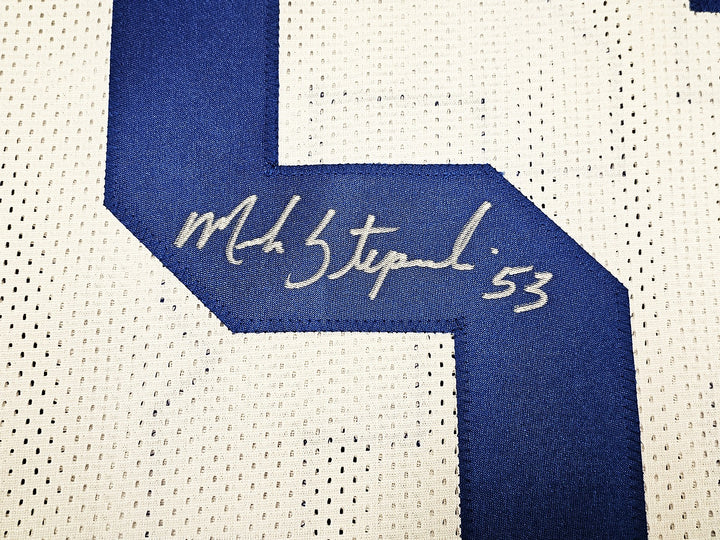 Dallas Cowboys Mark Stepnoski Autographed Signed White Jersey Beckett