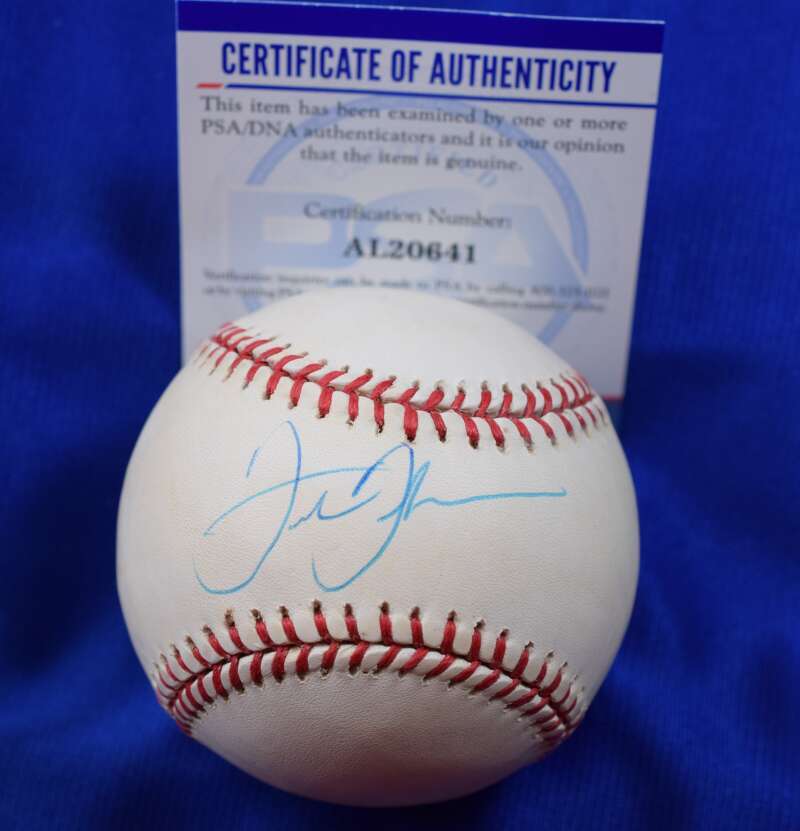 Frank Thomas PSA DNA Coa Autograph American League OAL Signed Baseball
