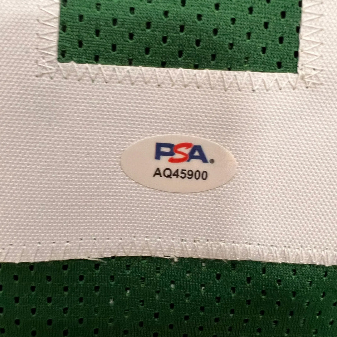 Kristaps Porzingis Signed Jersey PSA Boston Celtics Autographed