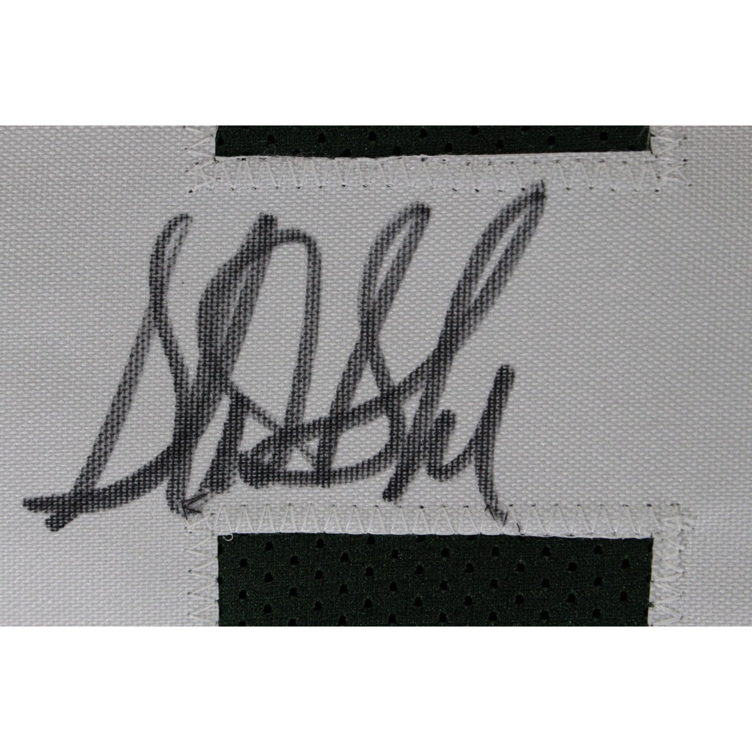 Sterling Sharpe Autographed/Signed Pro Style XL Green Jersey HOF Beckett W 53871