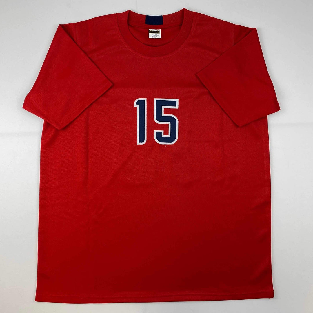 Autographed/Signed Megan Rapinoe Red Soccer United States USA Jersey JSA COA