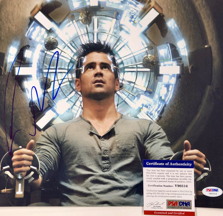 Colin Farrell autograph signed Total Recall 11x14 Photo PSA/DNA COA