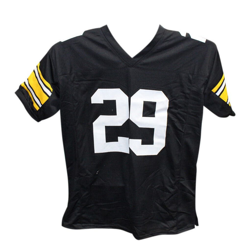 Barry Foster Autographed/Signed Pro Style XL Black Jersey Beckett 41021