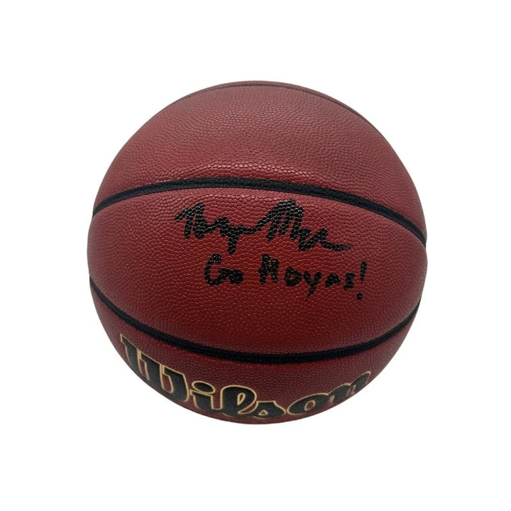 Bryson Mozone Georgetown Hoyas Autographed NCAA Wilson Replica Basketball Inscribed "Go Hoyas!" (CX Auth)