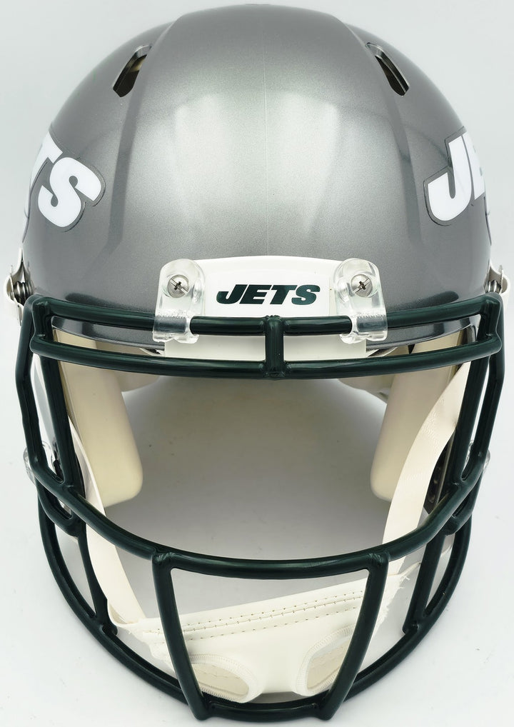 LaDainian Tomlinson Auto Jets Flash Gray Full Size Speed Authentic Helmet HOF 17
