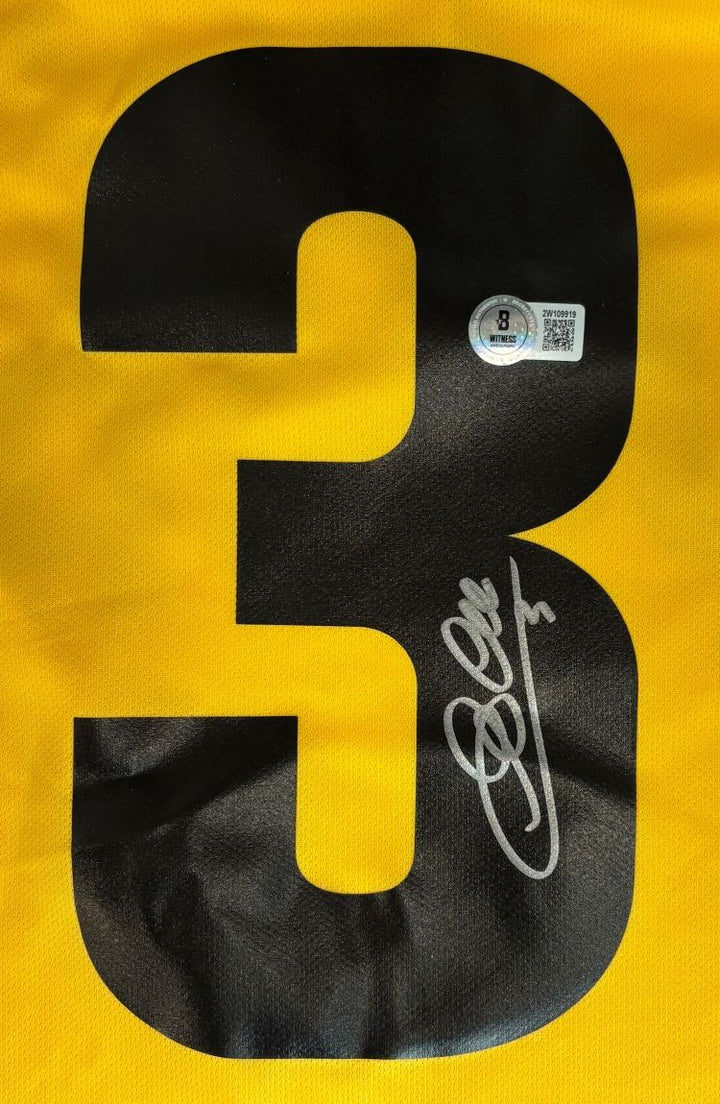 Giorgio Chiellini Signed Juventus Yellow Nike Soccer Jersey BAS