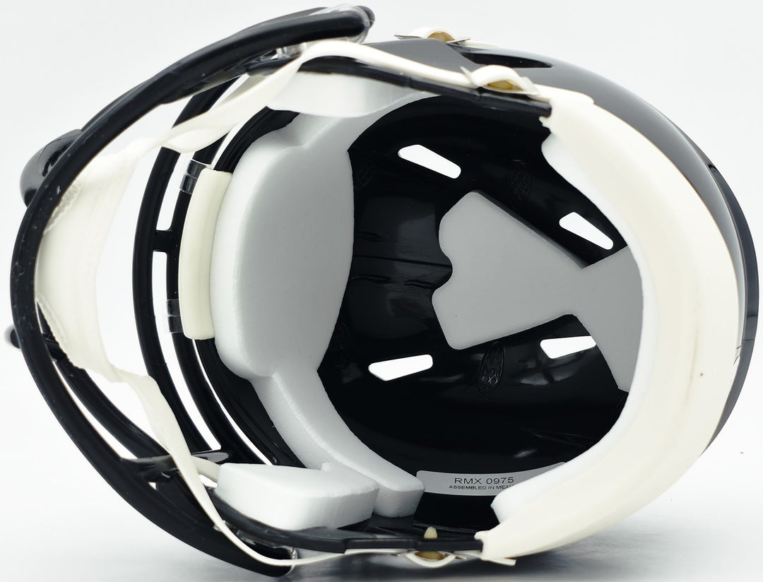 Donovan McNabb Signed Eagles 2022 Alternate Black Mini Helmet Beckett Witness