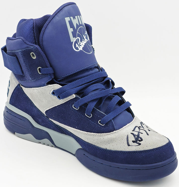 Patrick Ewing Auto Navy Athletics 33 HI OG Shoe Georgetown Size 14 W/ Box