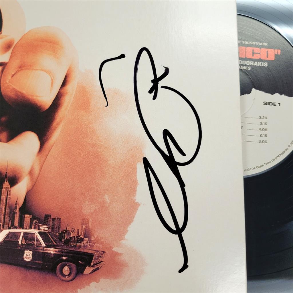 Al Pacino autograph signed Serpico LaserDisc Cover ~ Beckett BAS Holo