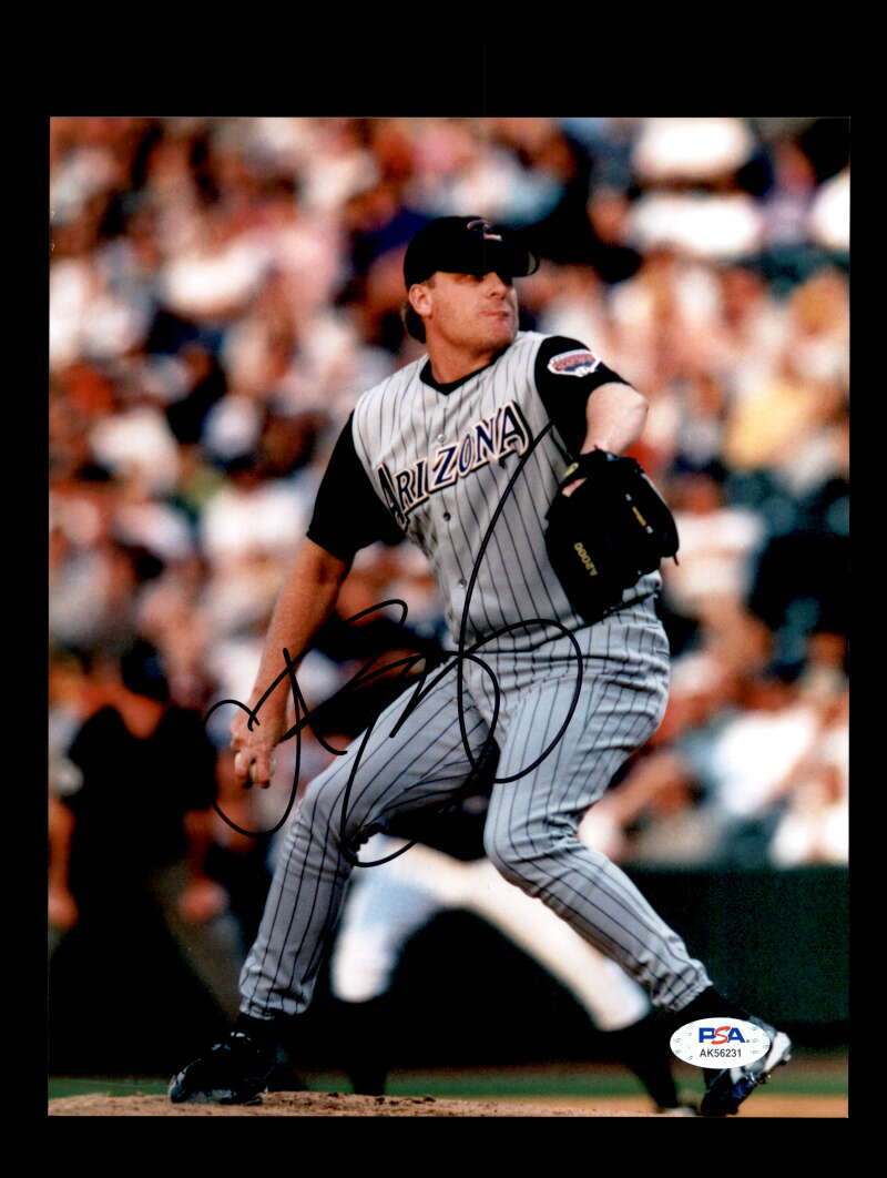 Curt Schilling PSA DNA Signed  8x10 Photo Autograph Diamondbacks