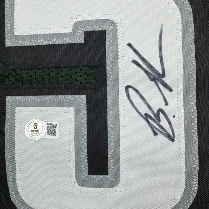 Autographed/Signed Brandon Graham Philadelphia Green Jersey Beckett BAS