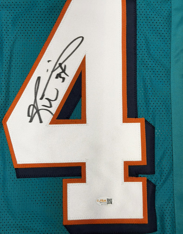Ricky Williams Signed Miami Dolphins Teal Jersey JSA Witness