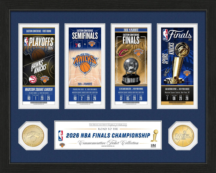 New York Knicks 2026 Road to the NBA Championship Bronze Coin Ticket Collection
