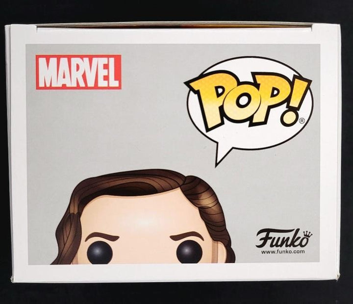 Sebastian Stan signed Bucky Barnes Funko Pop! 418 Avengers autograph Beckett BAS
